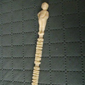 🍹 Roaring Twenties Manneken Pis Vintage Swizzle Stick